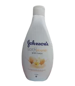 شامپو بدن حاوی عصاره بادام و گل یاس 400 میل جانسون مدل Soft & Nourish