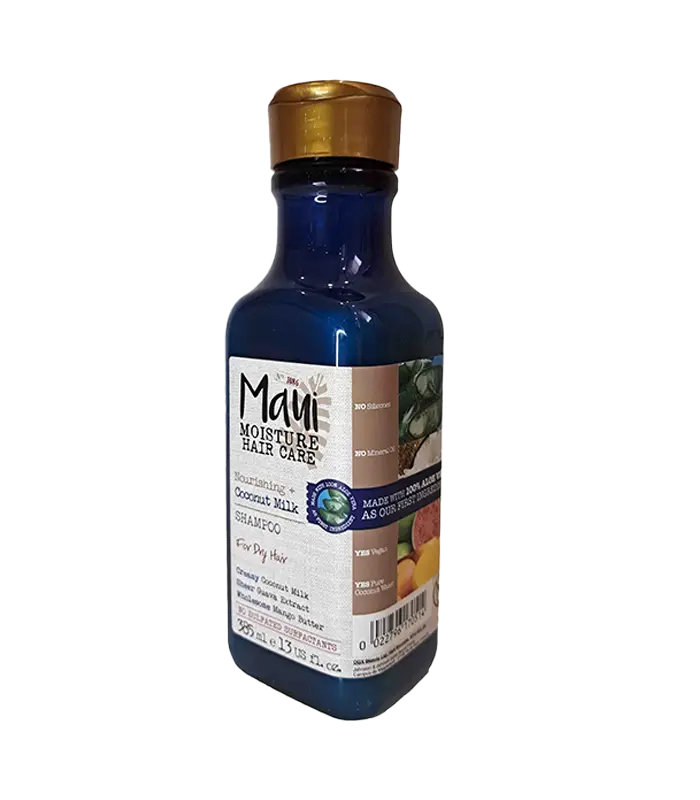 شامپو شیر نارگیل و آلوئه ورا مائویی Maui -  فاقد سولفات مناسب موهای خشک (385 میل)