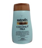 شامپو مو نوترافیکس مدل coconut milk حجم 300 میل تقویت کننده با شیر نارگیل  - nutrafix 