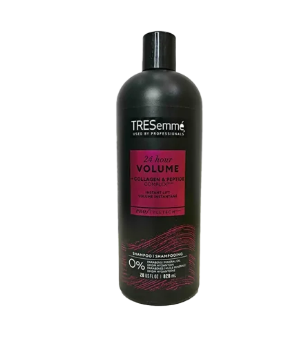 شامپو حجم دهنده ۲۴ ساعته ترزمه Tresemme حجم (828 میل) لیبل صورتی