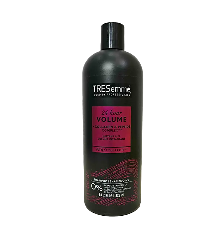 شامپو حجم دهنده ۲۴ ساعته ترزمه Tresemme حجم (828 میل) لیبل صورتی