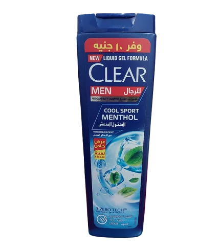 شامپو ضد شوره خنک کننده نعنایی مردانه کلیر360 میل (Clear)