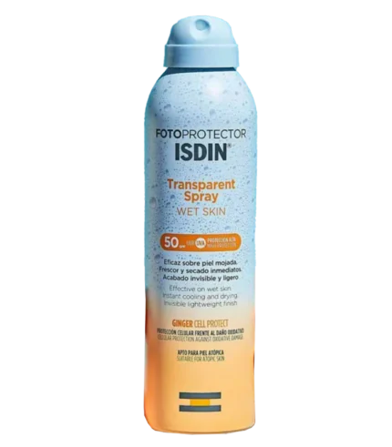 ضد آفتاب اسپری شفاف ایزدین مدل transparent spray (با SPF50)