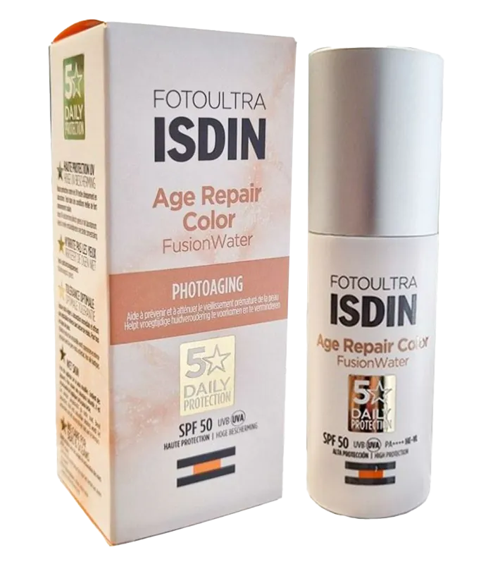 ضد آفتاب تقویت‌کننده کلاژن ایزدین مدل Age Repair (محافظ پوست در برابر چین و چروک)