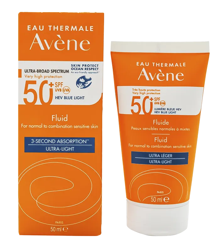 ضد آفتاب اون مدل Fragrance-Free Fluid (پوست حساس و مختلط)