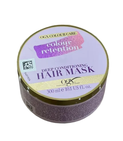 ماسک مو آبرسان و نرم‌کننده موهای رنگ‌شده 385 میل OGX (مدل Color Retention)