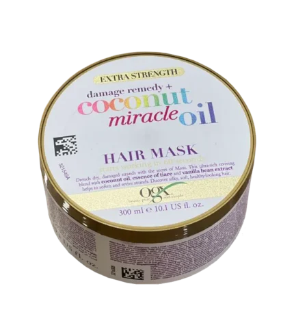 ماسک مو روغن نارگیل میراکل OGX: ترمیم‌ موی خشک وآسیب‌دیده
