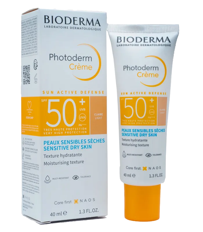 کرم ضد آفتاب مرطوب‌کننده بیودرما مدل Photoderm (اصل)