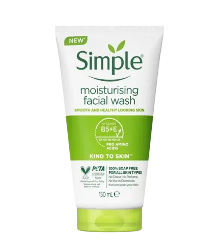 ژل شستشو مرطوب کننده سیمپل مدل Kind to Skin حجم 150 میل
