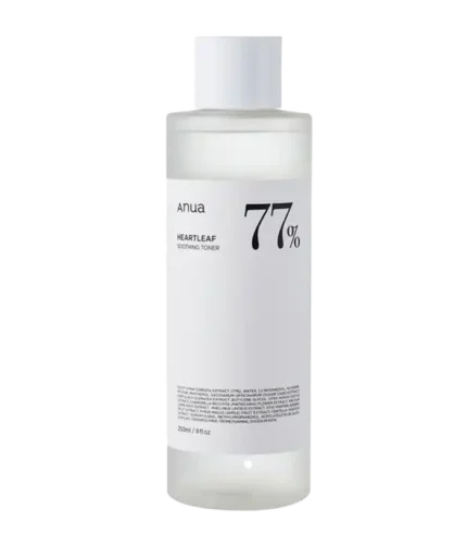 تونر تسکین‌ دهنده Anua مدل Heartleaf 77 Soothing
